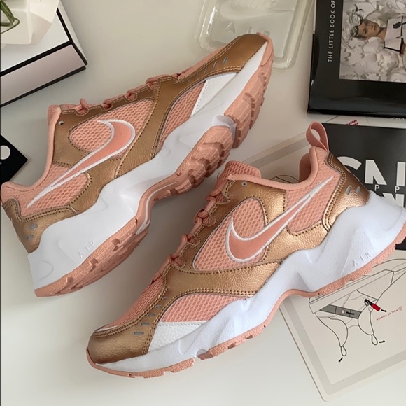 NEW Nike Air heights rose gold sneakers shoes - Picture 7 of 10